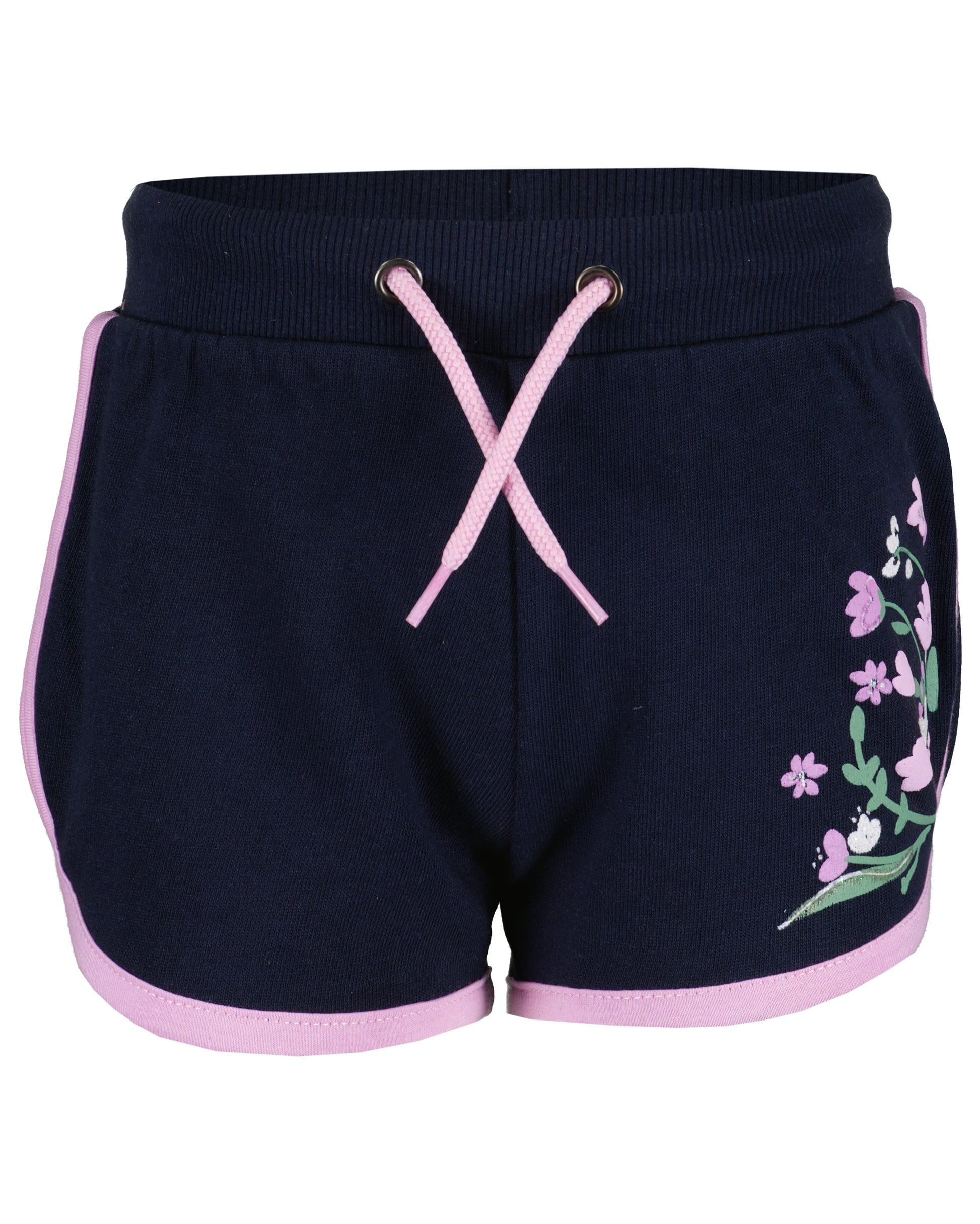 Blue Seven Shorts mit Blumenschaumdruck-Mokkini Kindermode