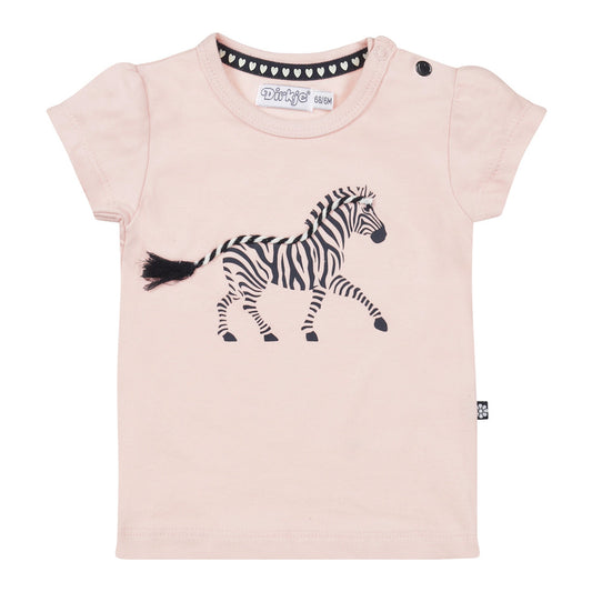 Dirkje T-Shirt mit Zebra-Print-Mokkini Kindermode