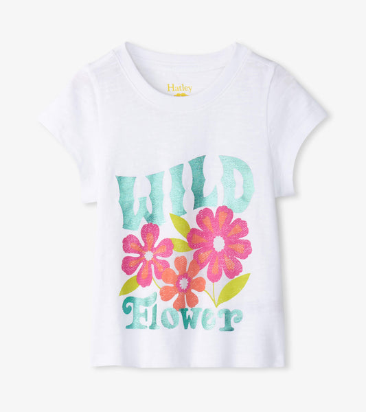 Hatley T-Shirt Wild Flower-Mokkini Kindermode