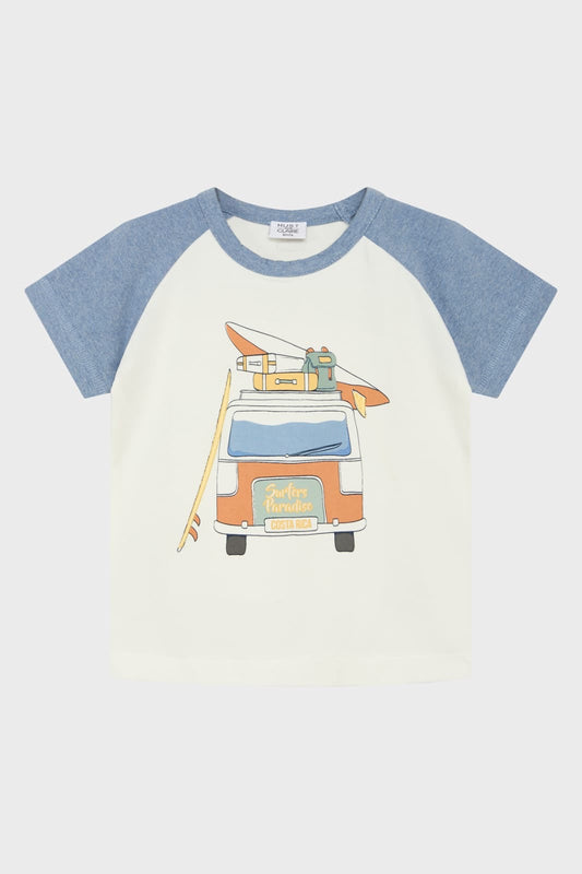 Hust & Claire T-Shirt Ancher mit Urlaubsbus-Print-Mokkini Kindermode