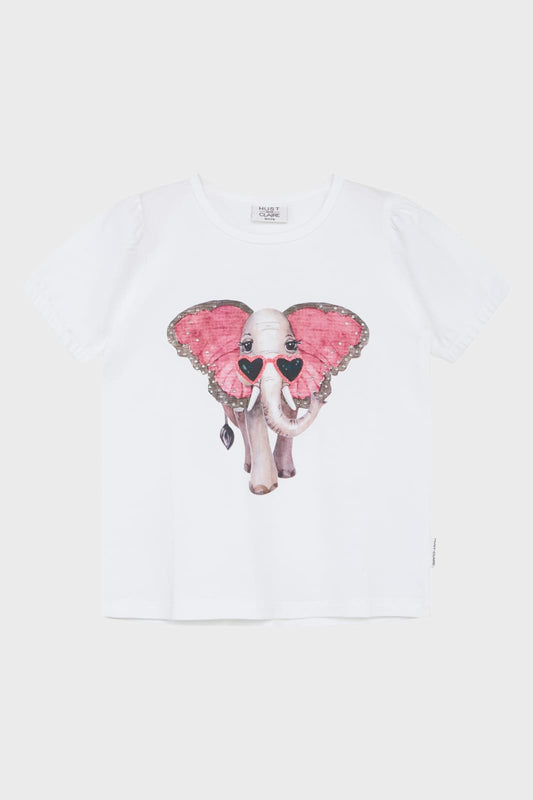 Hust & Claire T-Shirt "Antonia" mit Elefanten-Lady-Mokkini Kindermode