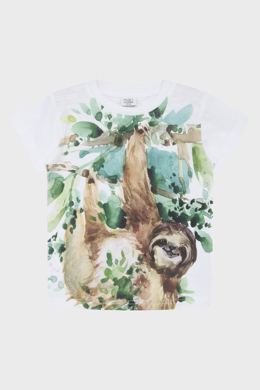Hust & Claire T-Shirt "Arthur" mit Faultier-Motiv-Mokkini Kindermode