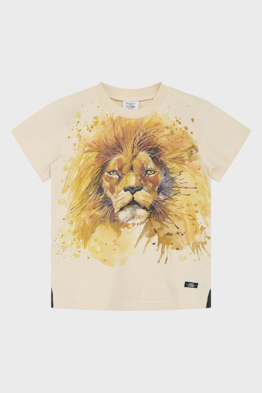 Hust & Claire T-Shirt "Arthur" mit Großem Löwenkopf-Motiv-Mokkini Kindermode
