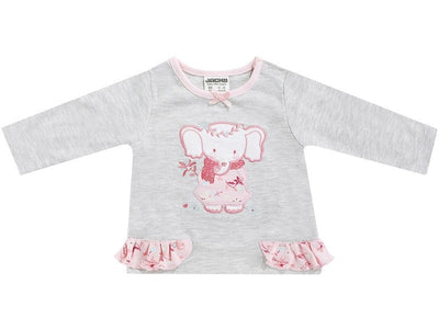 Jacky T-Shirt Langarm mit Elefanten Motiv-Mokkini Kindermode