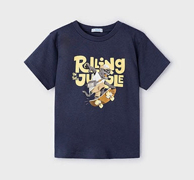 Mayoral T-Shirt mit coolem Tiger-Motiv-Mokkini Kindermode