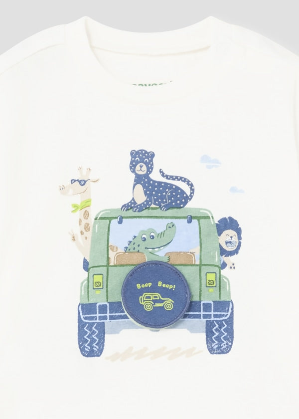 Mayoral T-Shirt mit Safari-Print-Mokkini Kindermode