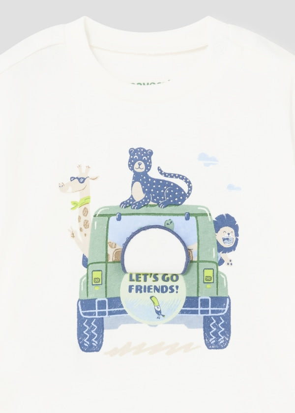 Mayoral T-Shirt mit Safari-Print-Mokkini Kindermode