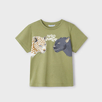 Mayoral T-Shirt mit "Zwei Wild Giganten" Motiv-Mokkini Kindermode