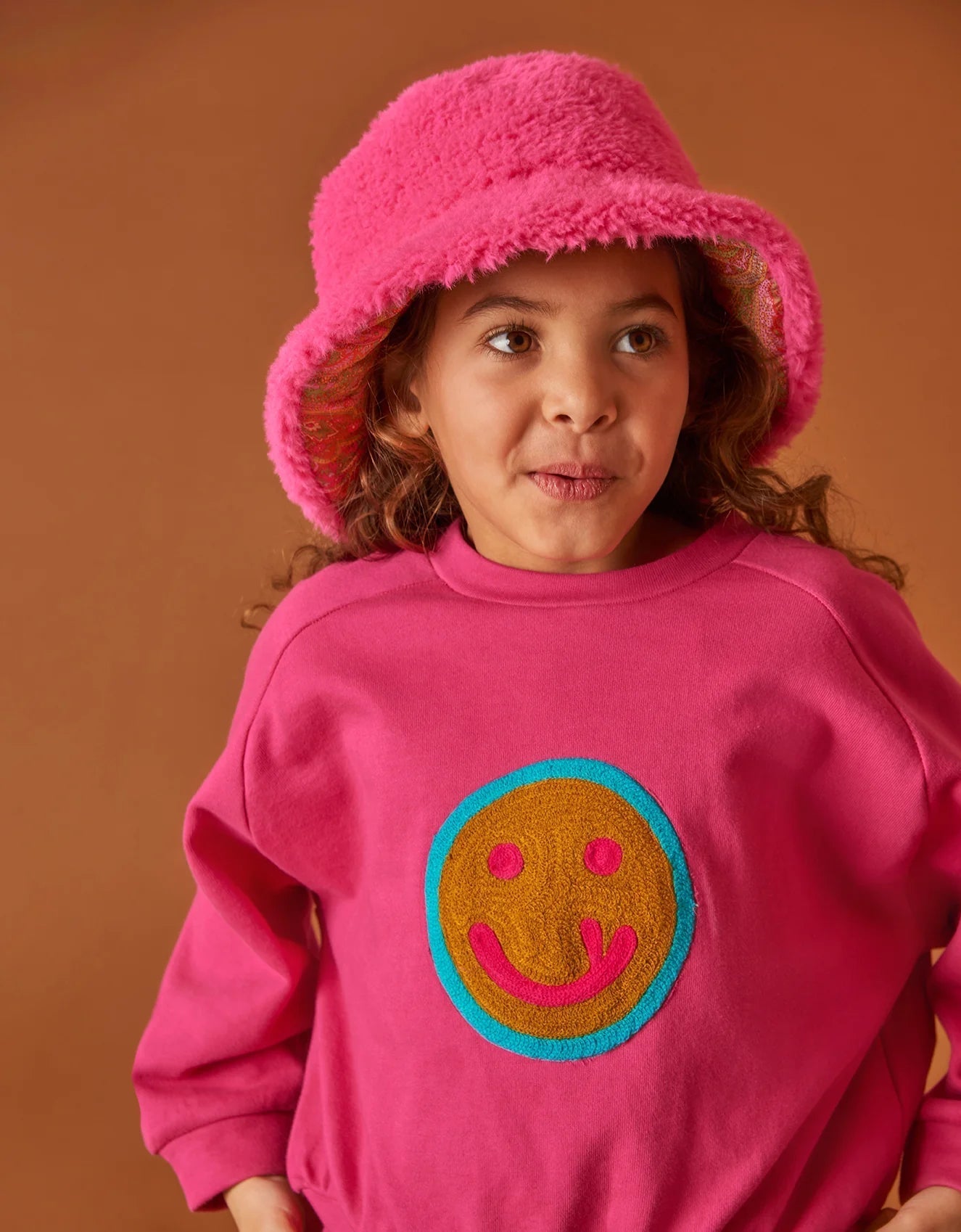 Oilily Sweatshirt mit Logo Smiley-Mokkini Kindermode
