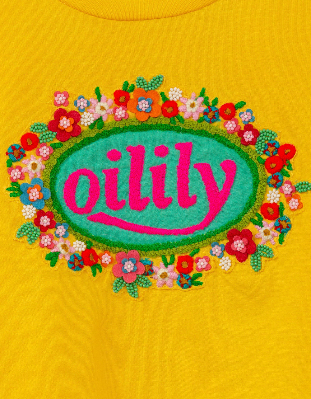 Oilily Sweatshirt mit Logo-Stick-Mokkini Kindermode