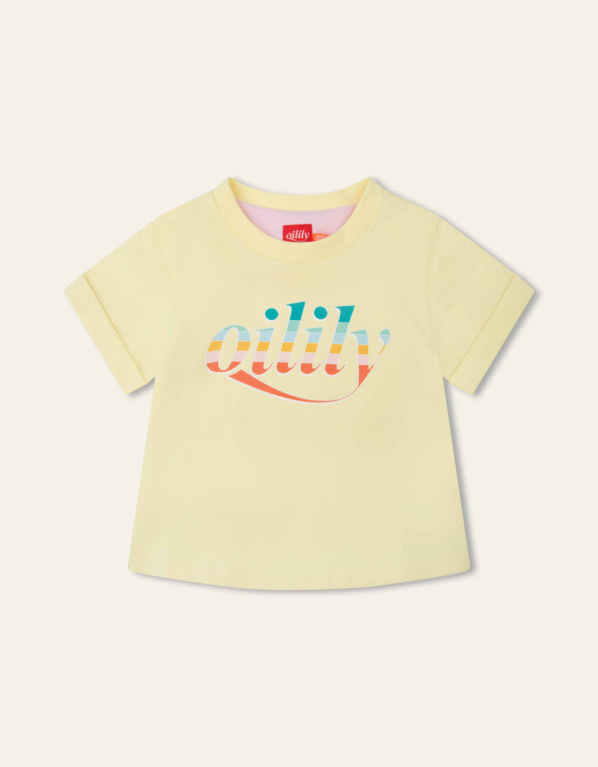 Oilily T-Shirt mit Glitzerdruck-Mokkini Kindermode
