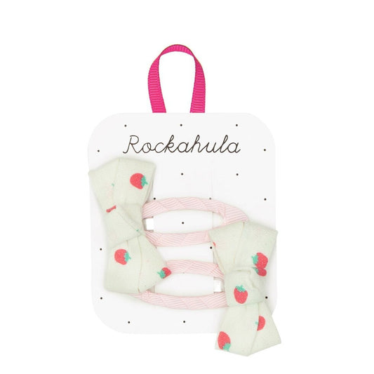 Rockahula Kids Erdbeere Twisty Bow Clips-Mokkini Kindermode