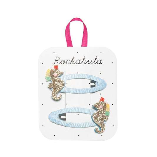 Rockahula Kids Glitzer-Seepferdchen Haar-Clips-Mokkini Kindermode