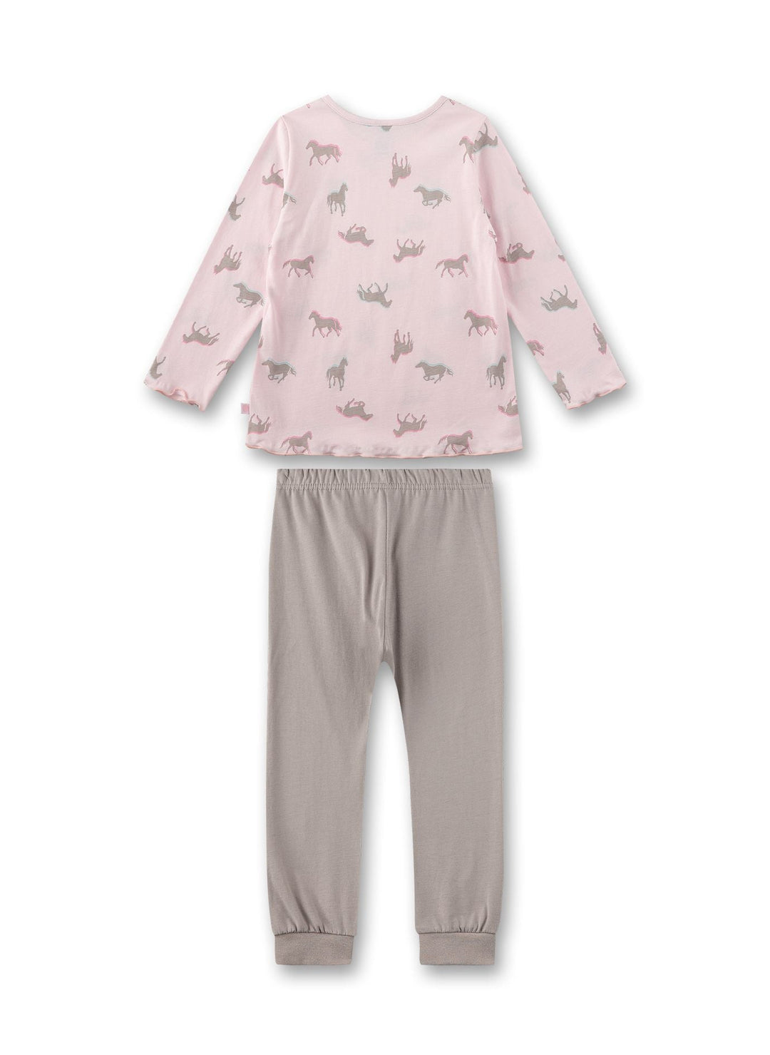 Sanetta schlafanzug mit Pferde Alloverprint-Mokkini Kindermode