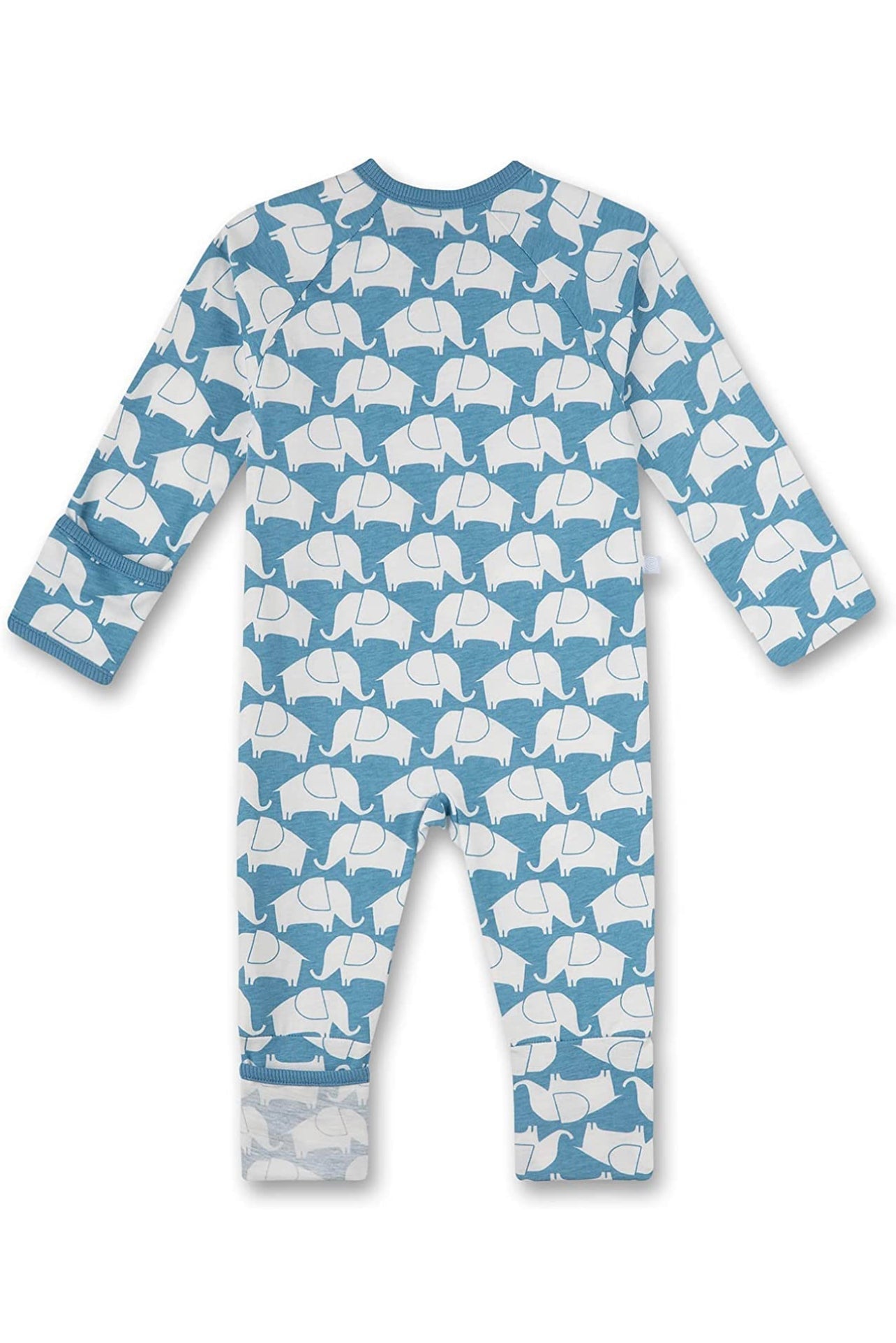 Sanetta Schlafanzug/Overall mit Elefanten Motiv-Mokkini Kindermode