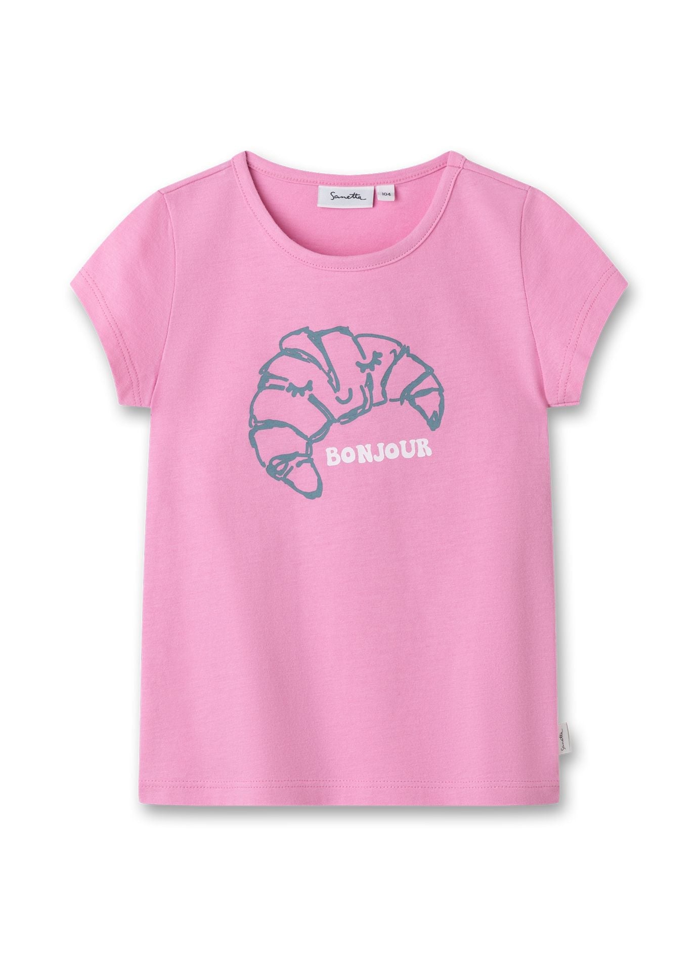 Sanetta T-Shirt mit einem Croissants-Artworks-Mokkini Kindermode